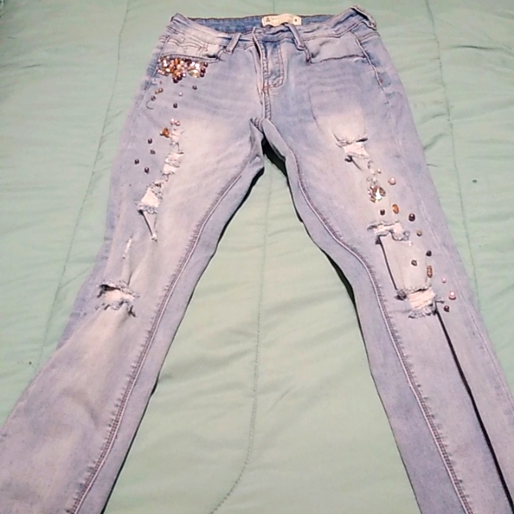Jeans with jems